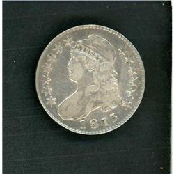 1813 Capped Bust Half Dollar RAW F15 O-103