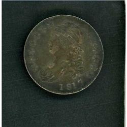 1817 Capped Bust Half Dollar RAW VF30 O-106a