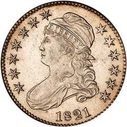 1821 Capped Bust Half Dollar NGC MS62