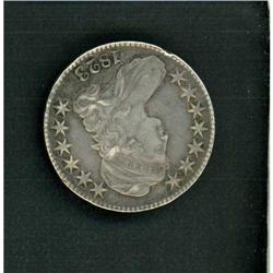 1823 Capped Bust Half Dollar. Patched 3 RAW VF25 O-106a