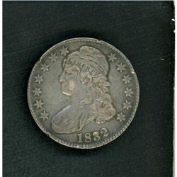 1832 Capped Bust 50C Large letters RAW EF45 O-101a