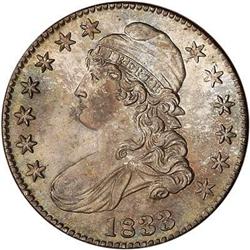 1833 Capped Bust Half Dollar NGC MS65