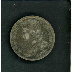 1834 Capped Bust 50C Large dt Sm letters RAW VF35 O-107