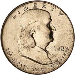 1948 Franklin Half Dollar PCGS MS65