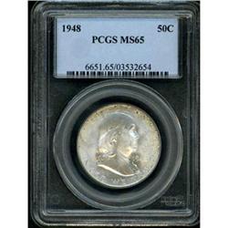 1948 Franklin Half Dollar PCGS MS65