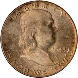 1948-D Franklin Half Dollar NGC MS66