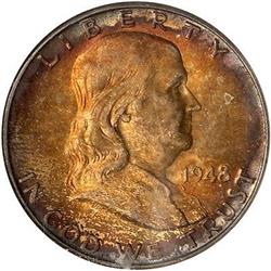 1948-D Franklin Half Dollar NGC MS66