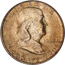 1948-D Franklin Half Dollar PCGS MS65
