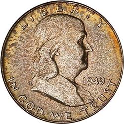 1949 Franklin Half Dollar NGC MS66