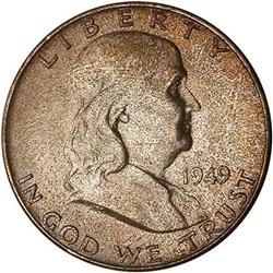 1949 Franklin Half Dollar PCGS MS65