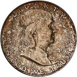 1949-D Franklin Half Dollar NGC MS65