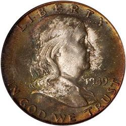 1949-D Franklin Half Dollar PCGS MS64FBL
