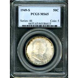 1949-S Franklin Half Dollar