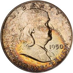 1950 Franklin Half Dollar NGC MS65