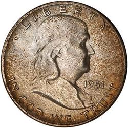 1951 Franklin Half Dollar PCGS MS65