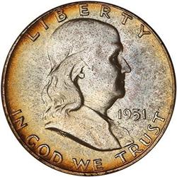 1951 Franklin Half Dollar PCGS MS65
