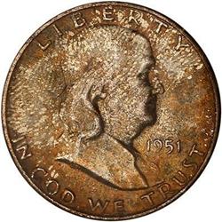 1951-S Franklin Half Dollar PCGS MS65