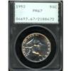 Image 1 : 1952 Franklin Half Dollar PCGS PR67