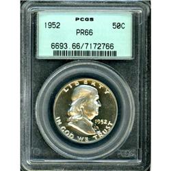 1952 Franklin Half Dollar PCGS PR66
