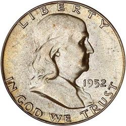 1952 Franklin Half Dollar PCGS MS65