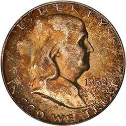 1952-S Franklin Half Dollar PCGS MS66