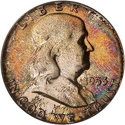1953 Franklin Half Dollar PCGS MS66
