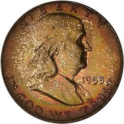 1953-D Franklin Half Dollar NGC MS65