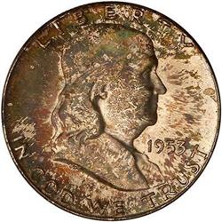 1953-S Franklin Half Dollar PCGS MS65