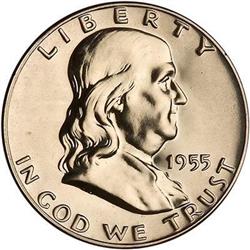 1955 Franklin Half Dollar PCGS PR65