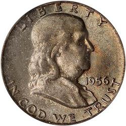 1956 Franklin Half Dollar PCGS MS66FBL