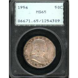 1956 Franklin Half Dollar PCGS MS65
