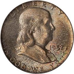 1957 Franklin Half Dollar PCGS MS66