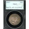 Image 1 : 1957 Franklin Half Dollar PCGS MS65