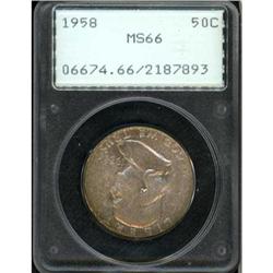 1958 Franklin Half Dollar PCGS MS66