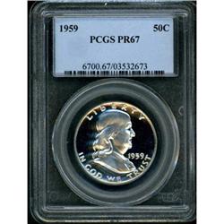 1959 Franklin Half Dollar PCGS PR67