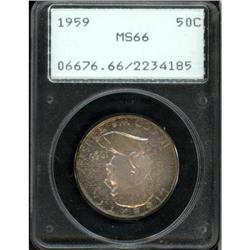 1959 Franklin Half Dollar PCGS MS66