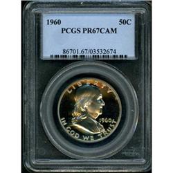 1960 Franklin Half Dollar PCGS PR67CAM