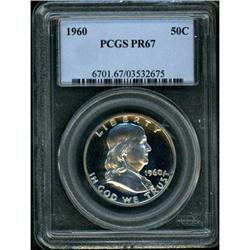 1960 Franklin Half Dollar PCGS PR67