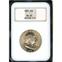 1960 Franklin Half Dollar NGC MS65