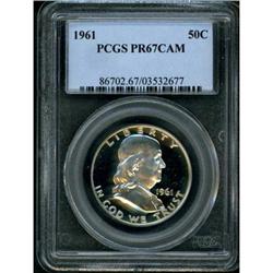 1961 Franklin Half Dollar PCGS PR67CAM