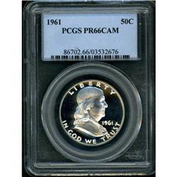 1961 Franklin Half Dollar PCGS PR66CAM