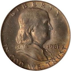 1961-D Franklin Half Dollar PCGS MS66