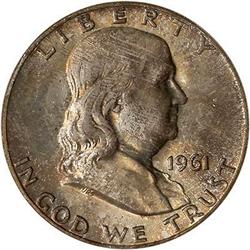 1961-D Franklin Half Dollar NGC MS66