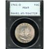 Image 1 : 1961-D Franklin Half Dollar PCGS MS65
