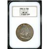 Image 1 : 1961-D Franklin Half Dollar NGC MS65