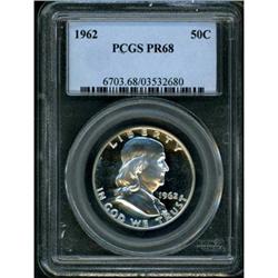 1962 Franklin Half Dollar PCGS PR68