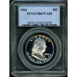 1962 Franklin Half Dollar PCGS PR67CAM