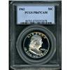 Image 1 : 1962 Franklin Half Dollar PCGS PR67CAM