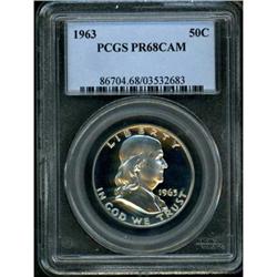 1963 Franklin Half Dollar PCGS PR68CAM