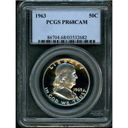1963 Franklin Half Dollar PCGS PR68CAM